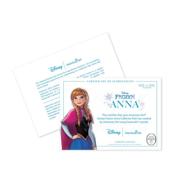 NEW American Girl Disney Frozen ANNA COLLECTOR DOLL 18" Limited Edition BOX - Picture 7 of 15